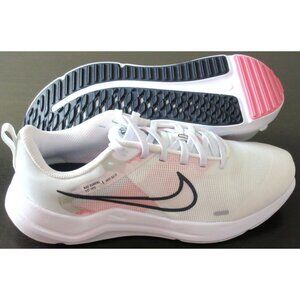 Nike Women's Downshifter 12 PRM Running Shoes White Navy Pearl Pink Sizes NEW